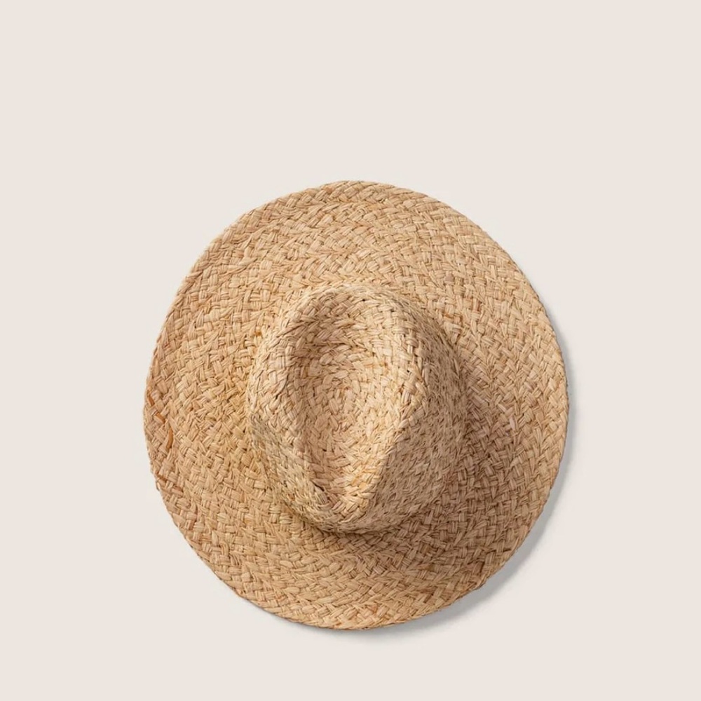 Will+Bear River Sand | Men’s & Women’s Raffia Wide Brim Hat - Picture 3 of 6